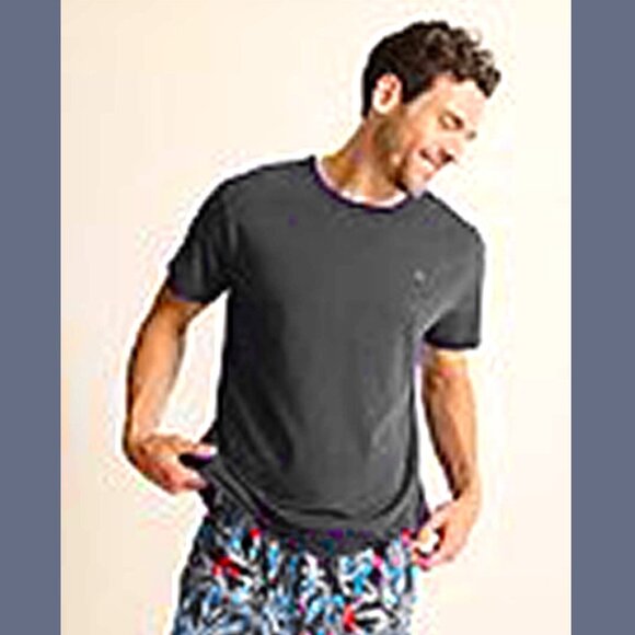 Tommy Bahama Black Crew Neck Cotton/Modal Size M - Picture 2 of 6